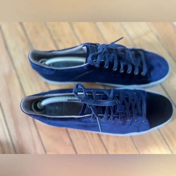 Cole Haan Grand Cross Court Sneakers Shoes Women’s 10 Blue Velvet Casual preppy - Picture 3 of 9